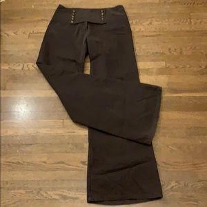Nanette Lepore brown flared pants. Size 0